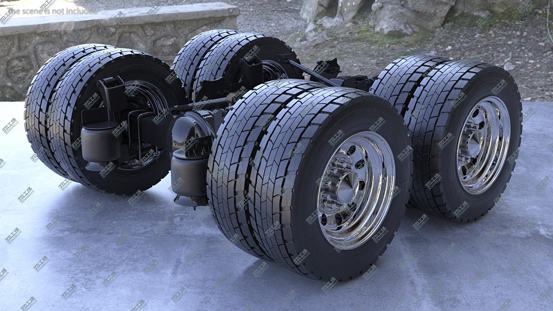 images/goods_img/202105074/Heavy Duty Truck Tandem Rear Axle 3D model/5.jpg